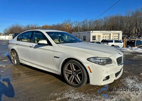 2014 BMW 535 D из США, поврежденный, VIN WBAXA5C52ED001650